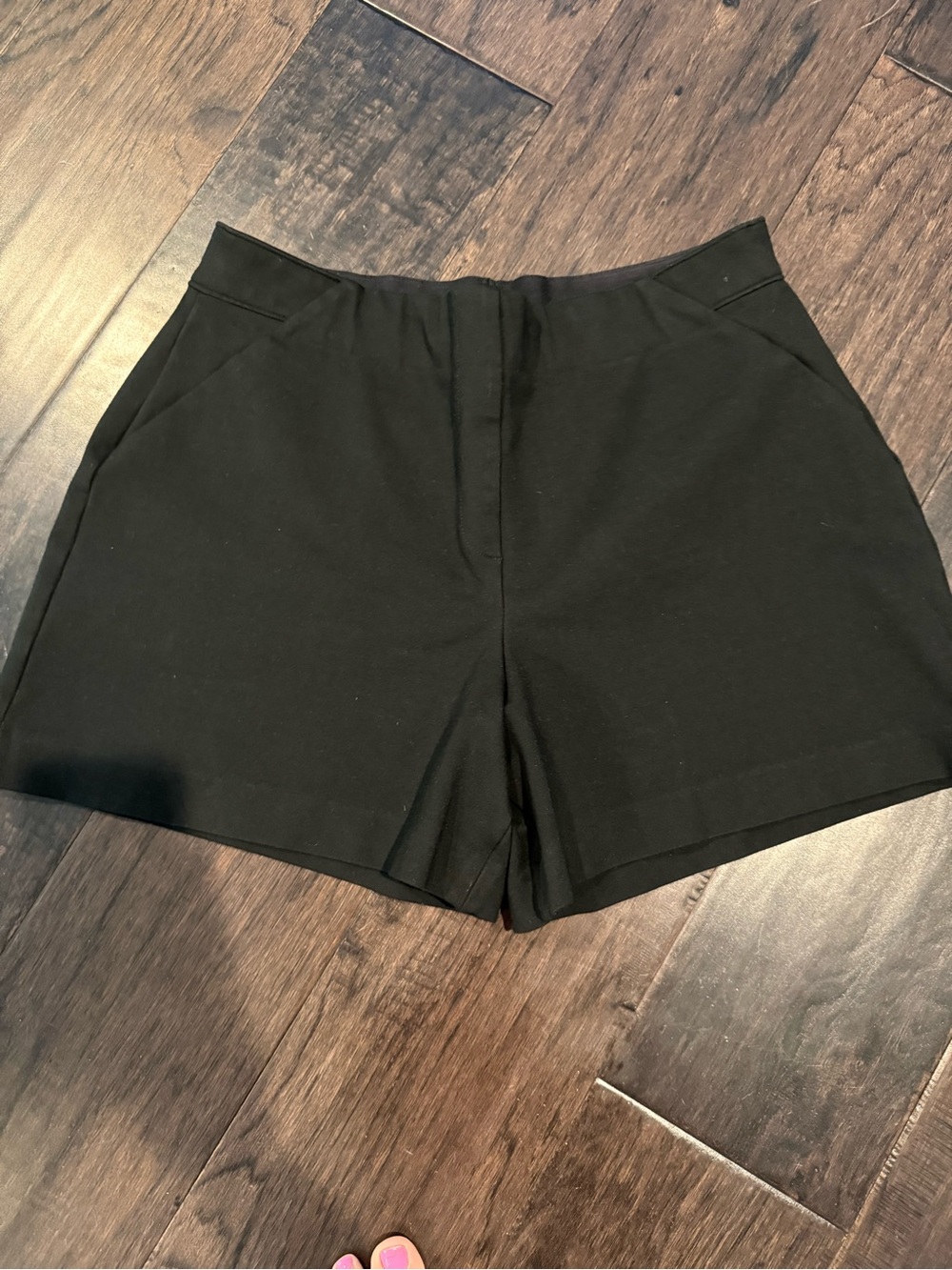 SPANX Black High-Waist Tailored Shorts